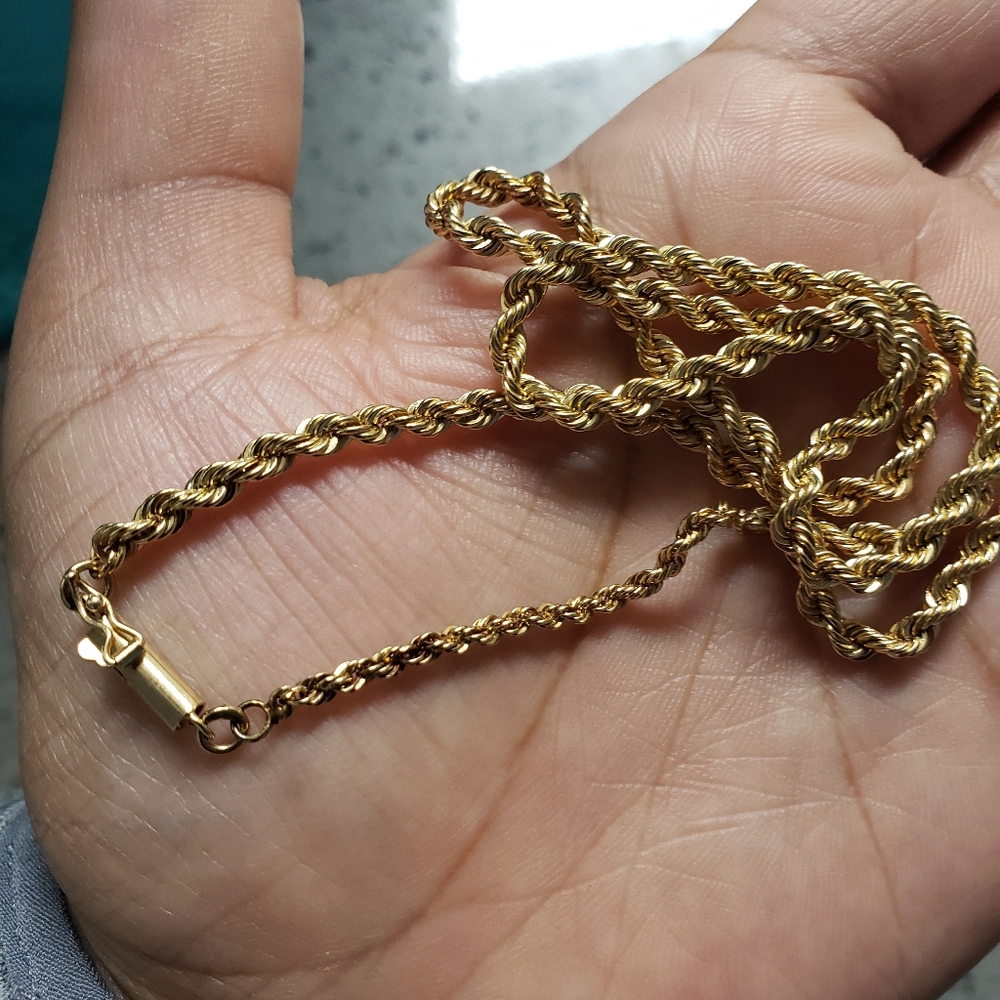 14k Rope Chain - image 4